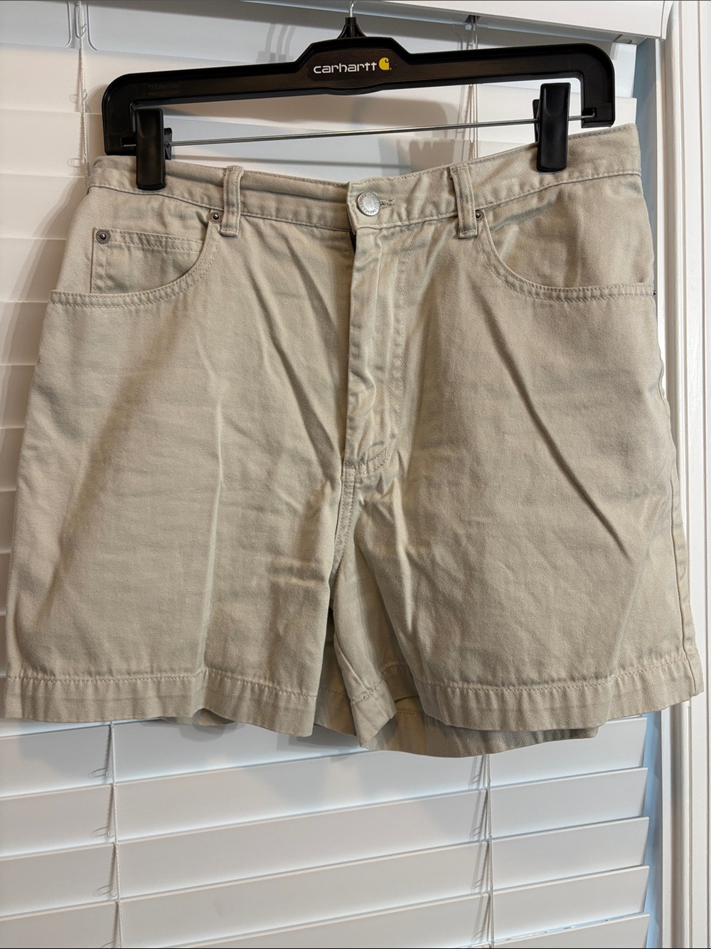 Banana Republic High-Waist Khaki Shorts - Light Tan